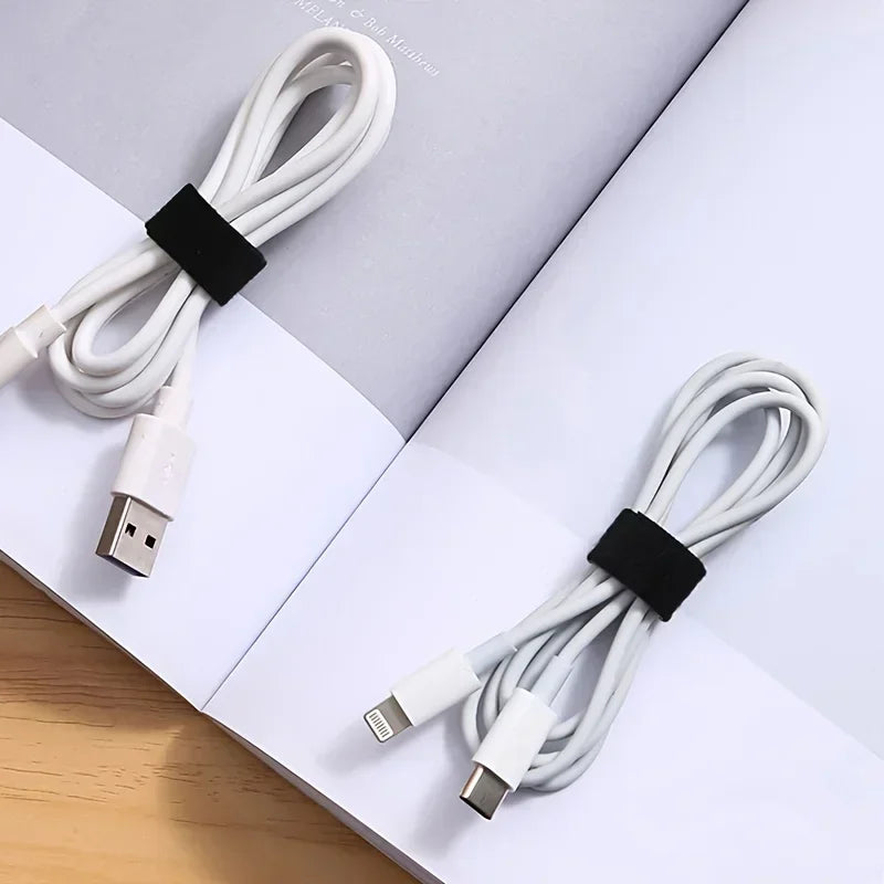Azylo Reusable Hook & Loop Cable Management Tie Roll (3-Meter Cut-to-Length)