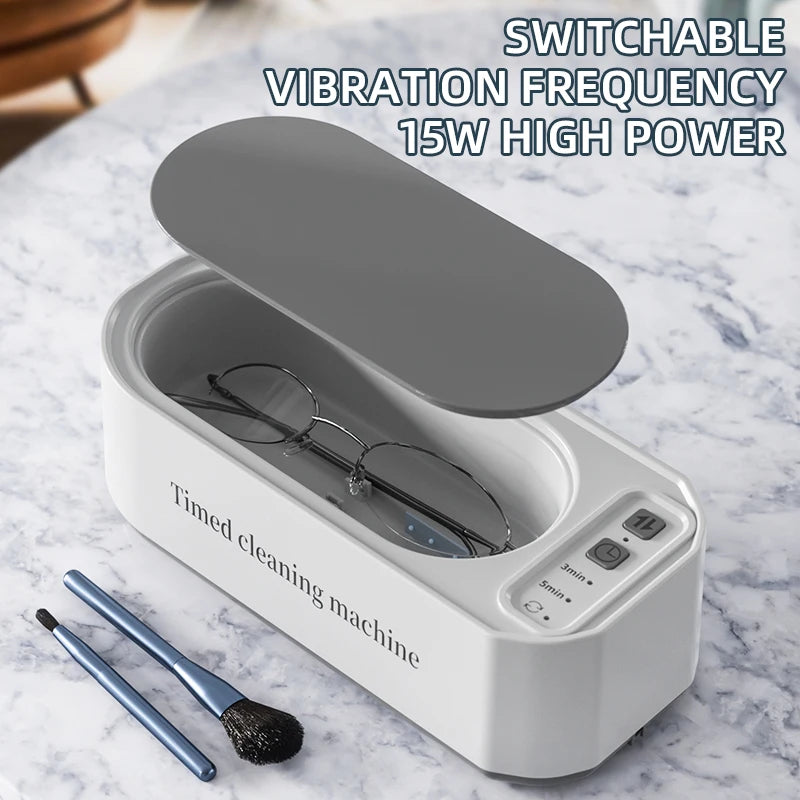 Azylo Pro 3-Gear High-Frequency Ultrasonic Cleaner Machine (45KHZ / 500ml)