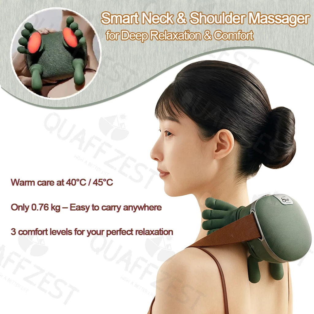 Azylo Smart Bionic Kneading Neck & Shoulder Massager (with Heat)