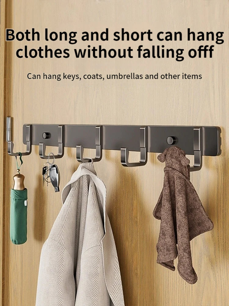 Azylo Heavy-Duty Aluminum Alloy Wall-Mounted Coat & Robe Hook