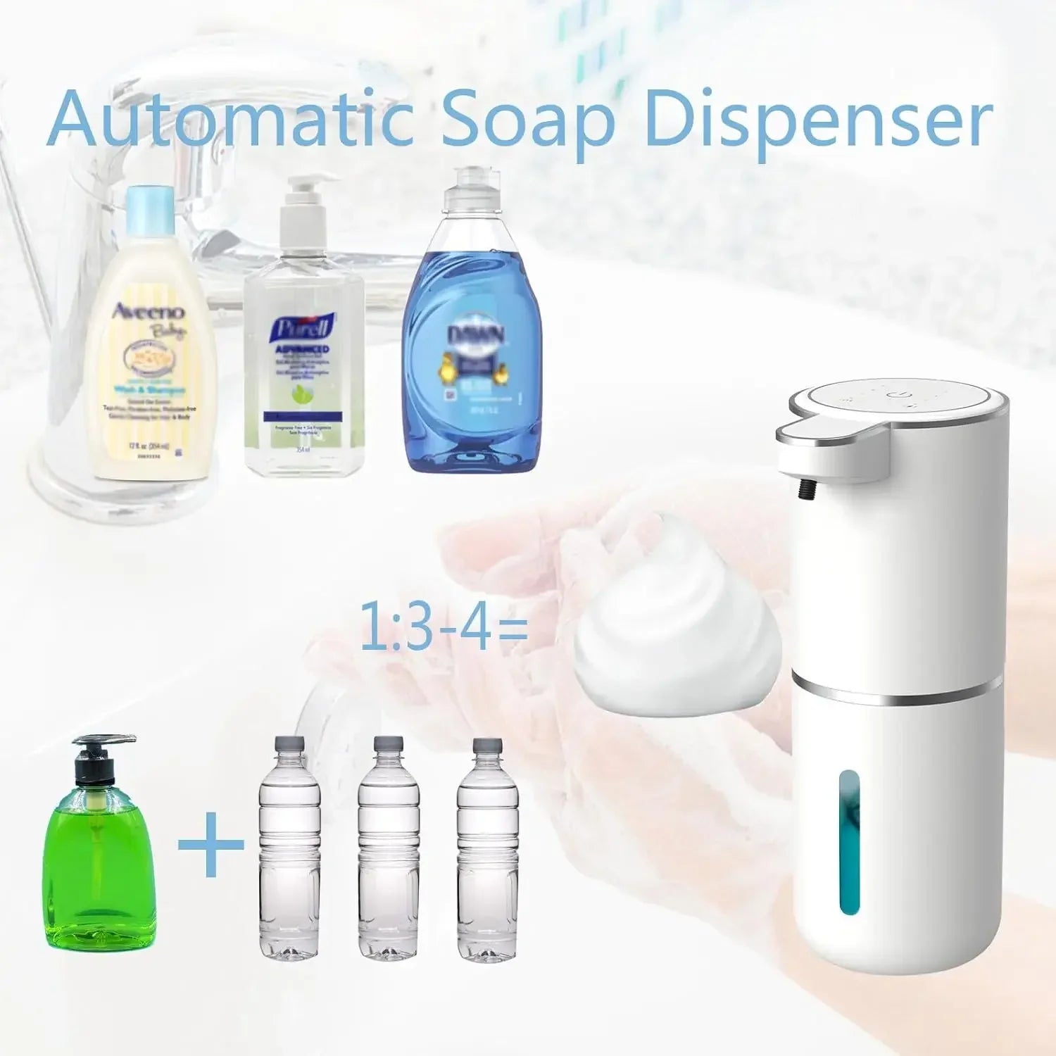 Azylo Smart Touchless Automatic Foam Soap Dispenser