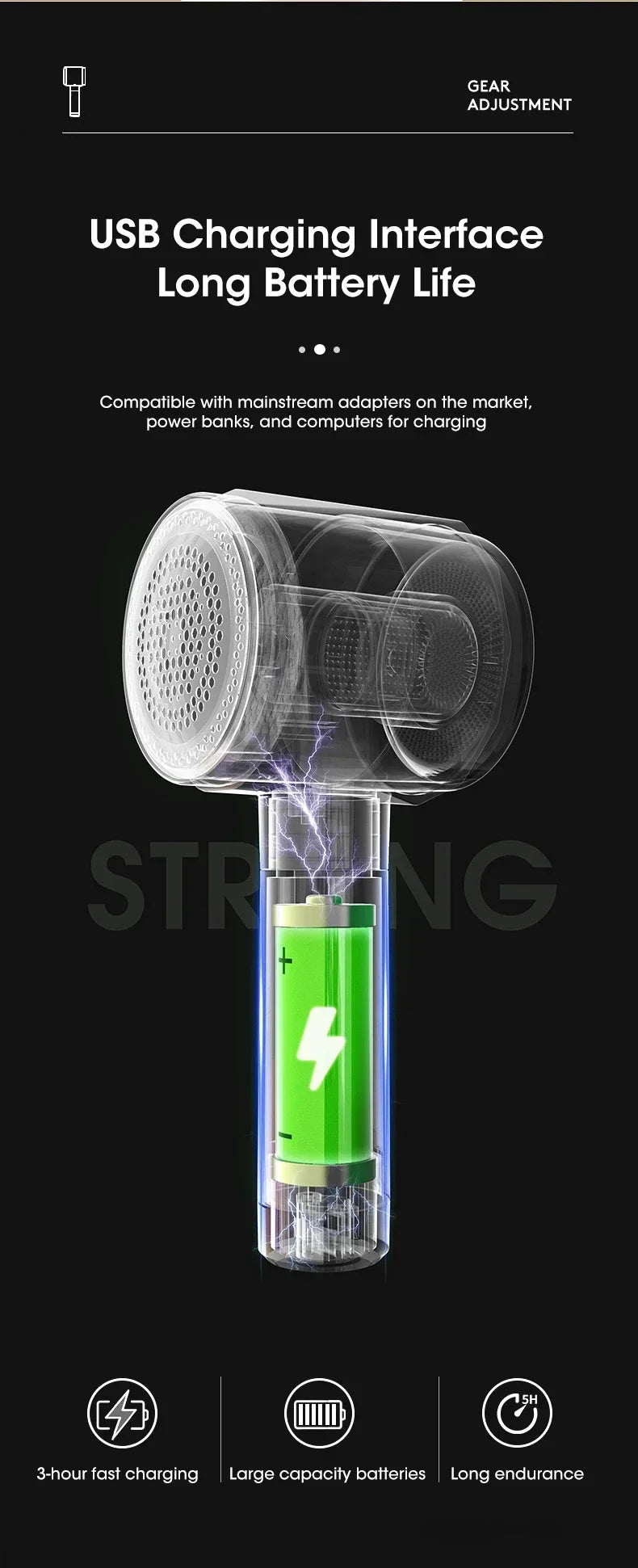 Azylo Electric Digital Lint Remover & Fabric Shaver