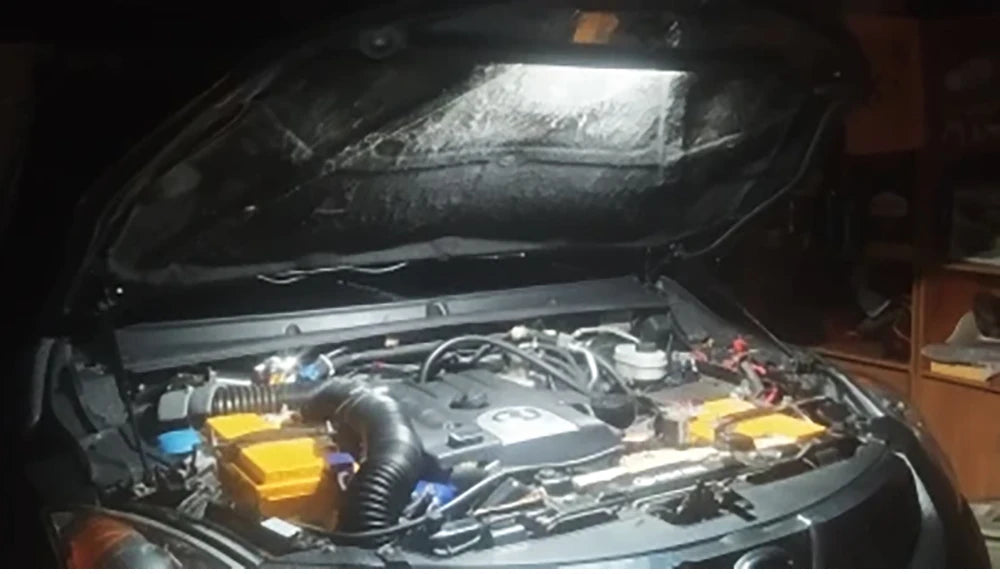 Azylo Universal Under-Hood LED Engine Light Kit with Automatic On/Off Switch