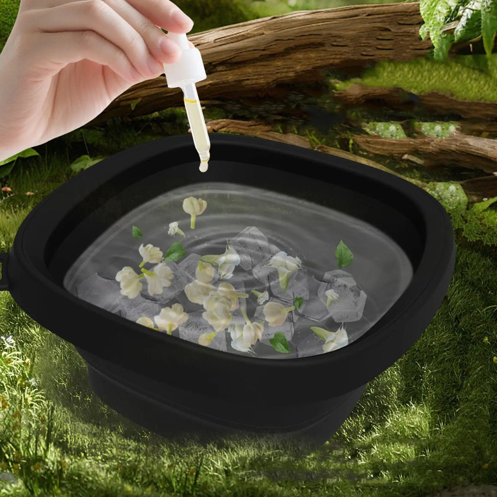 Azylo Foldable Silicone Ice Face Bowl & Facial Cold Plunge Basin