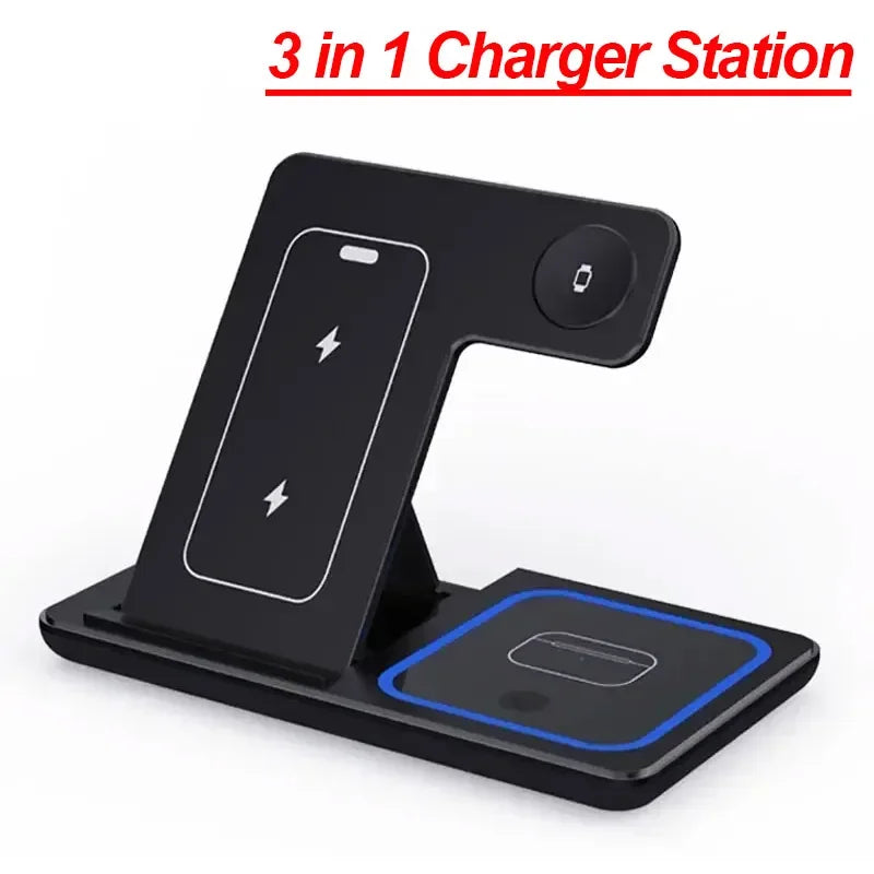 Azylo 3-in-1 Magnetic Wireless Charging Station