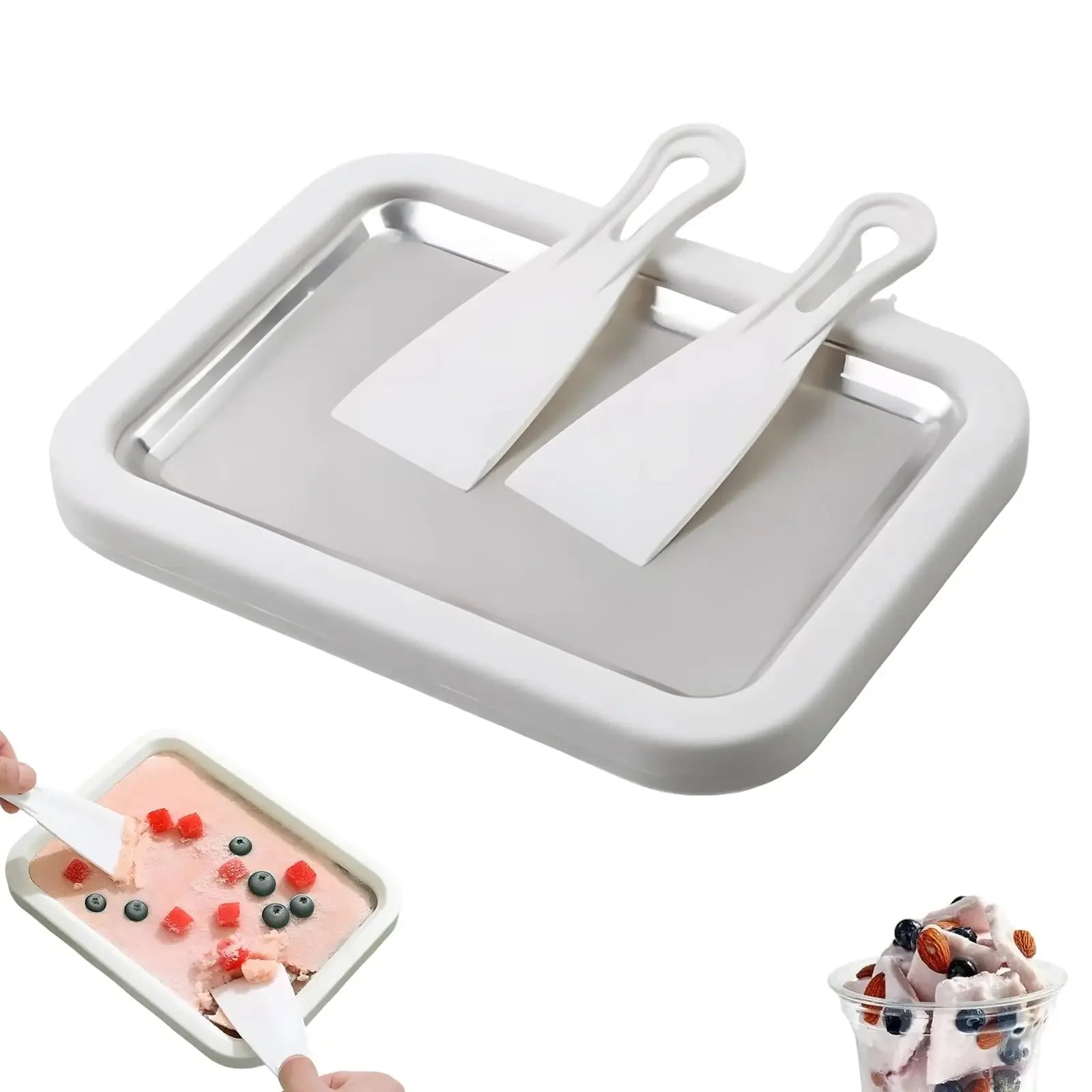 Azylo Kids DIY Stir-Fried Yogurt & Rolled Ice Cream Maker Pan