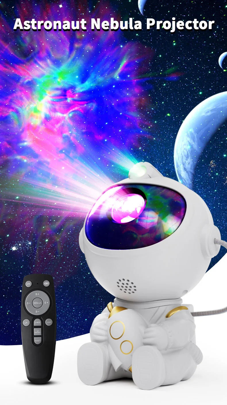 Azylo Smart Astronaut Galaxy Nebula Star Projector