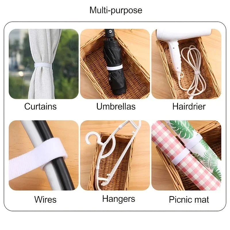 Azylo Reusable Hook & Loop Cable Management Tie Roll (3-Meter Cut-to-Length)