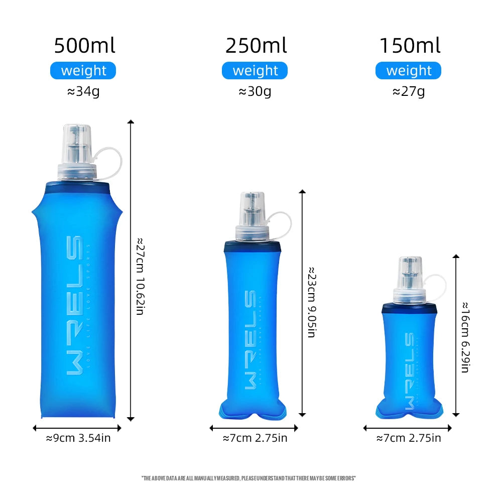Azylo Ultra-Light TPU Collapsible Soft Flask (Running & Travel Water Bottle)