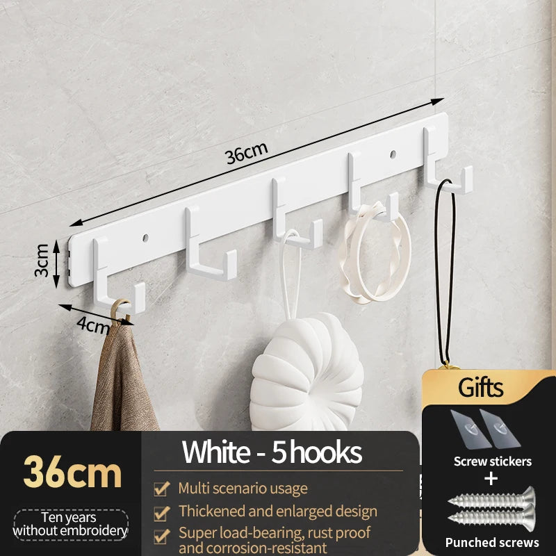 Azylo Heavy-Duty Aluminum Alloy Wall-Mounted Coat & Robe Hook