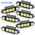 Azylo Ultra-Bright Festoon LED Car Interior & License Plate Bulbs (12V White)