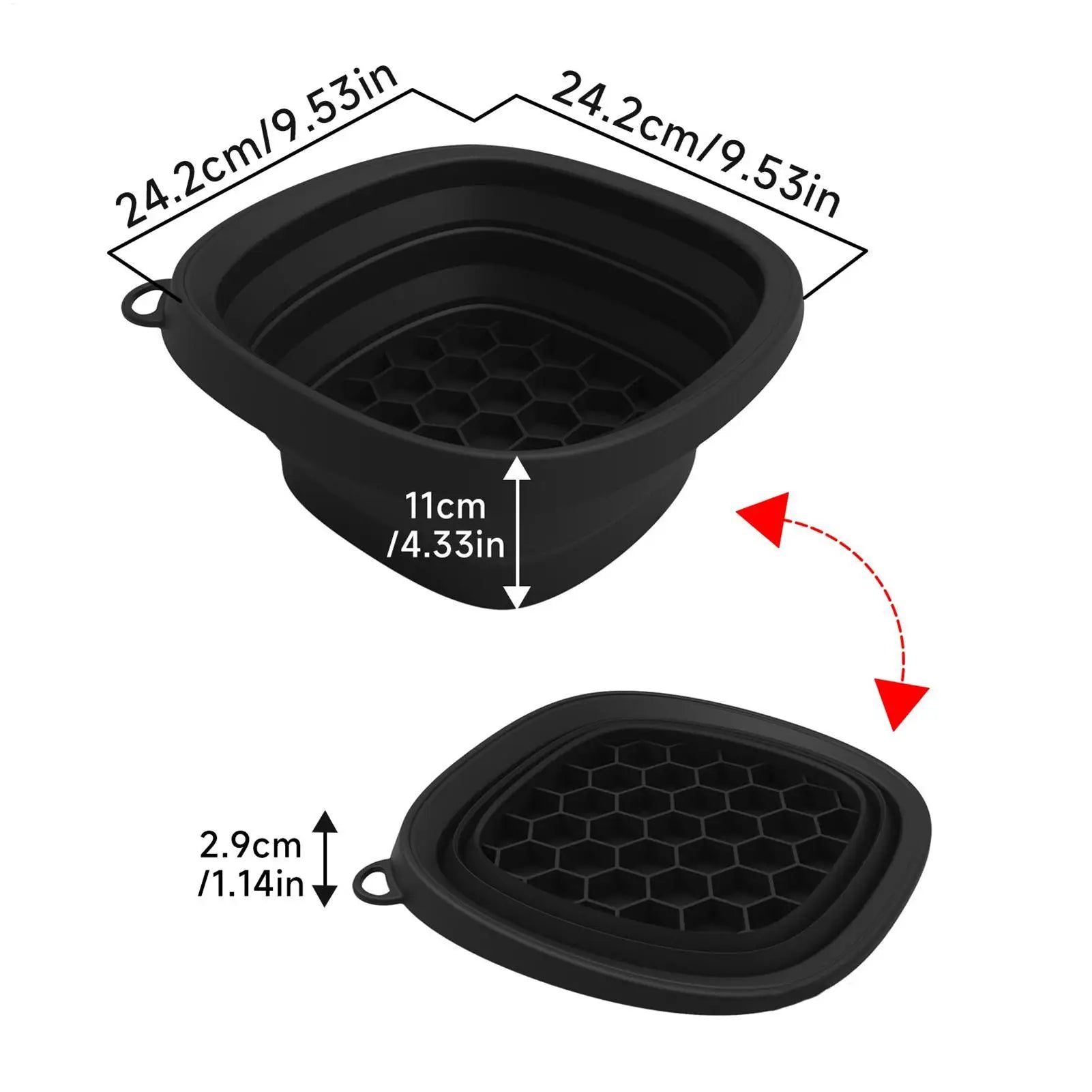 Azylo Foldable Silicone Ice Face Bowl & Facial Cold Plunge Basin