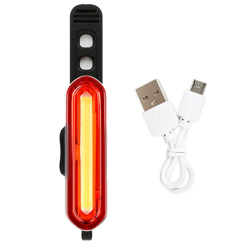 Azylo Ultra-Bright USB Rechargeable LED Bike Tail Light (Multi-Mode Safety Lamp)