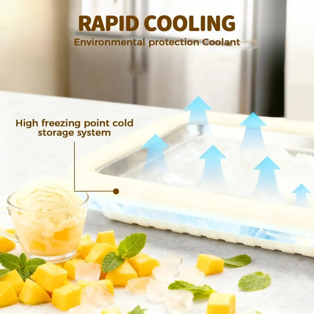 Azylo Kids DIY Stir-Fried Yogurt & Rolled Ice Cream Maker Pan