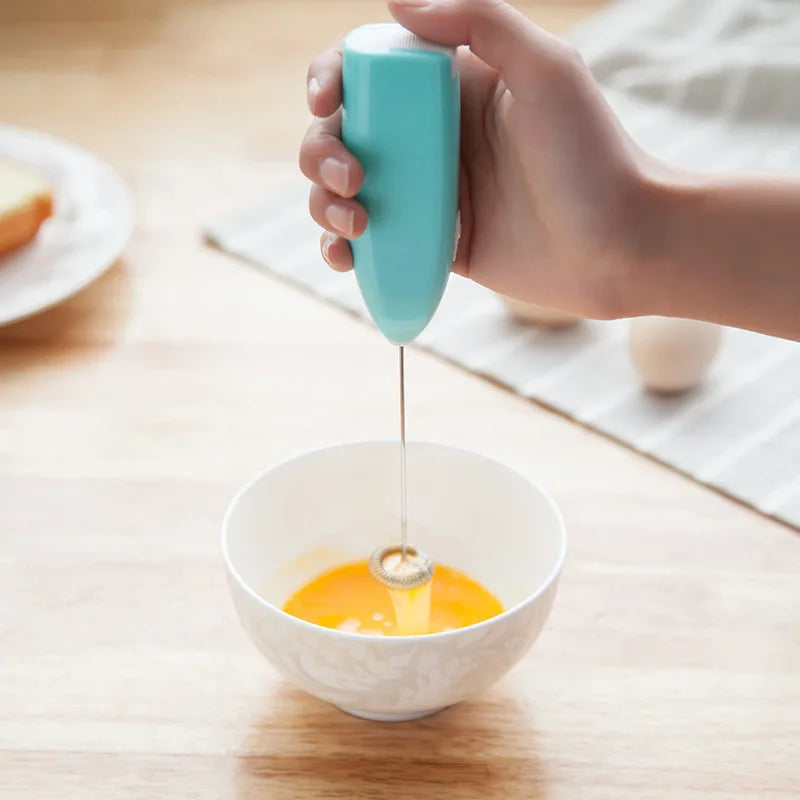 Azylo Handheld Electric Milk Frother & Mini Coffee Whisk (17000 RPM)
