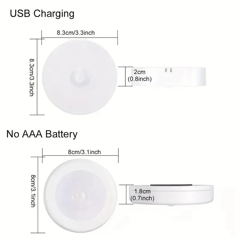 Azylo Smart Round Motion Sensor LED Night Light