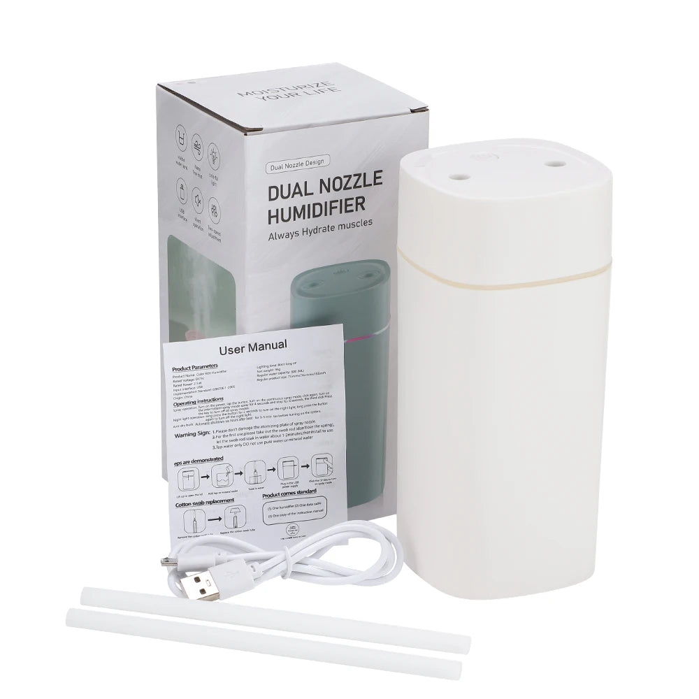 Azylo 600ml Dual-Port Smart Air Humidifier & Aroma Diffuser