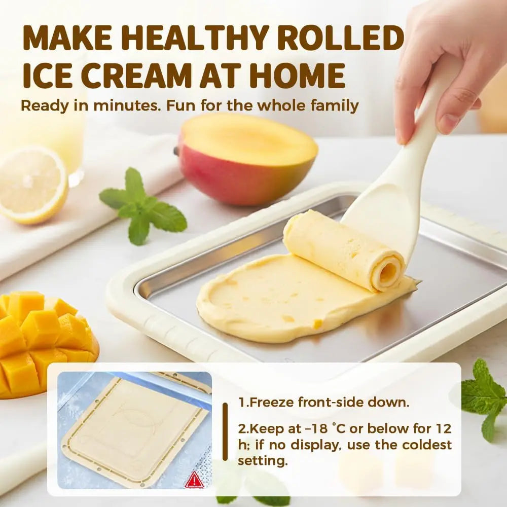 Azylo Kids DIY Stir-Fried Yogurt & Rolled Ice Cream Maker Pan