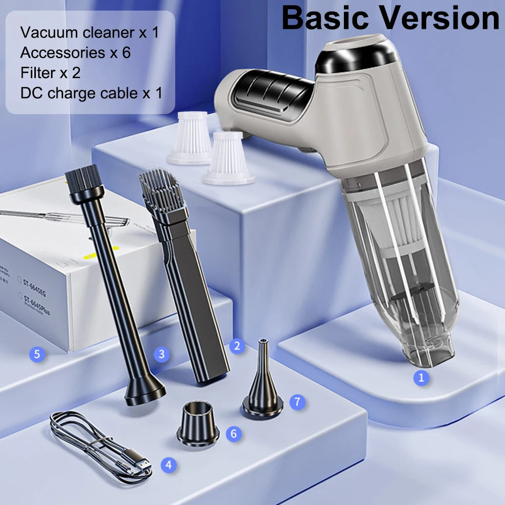 Azylo 3-in-1 Max Wireless Vacuum & High-Power Dust Blower (95,000PA)