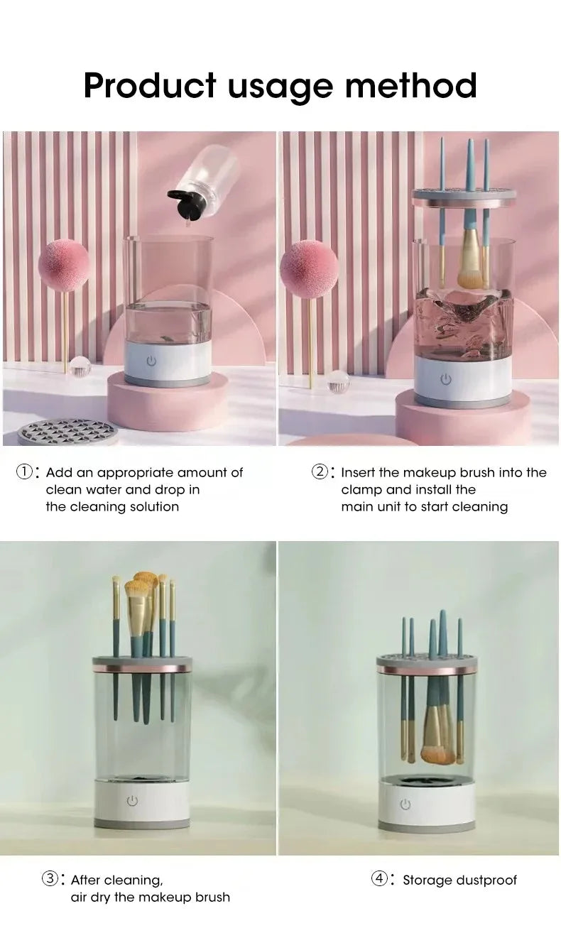 Azylo Smart Electric Automatic Makeup Brush Cleaner & Dryer