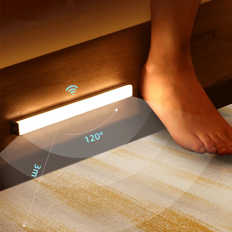 Azylo 3-Color Smart Motion Sensor LED Night Light (Type-C Rechargeable)