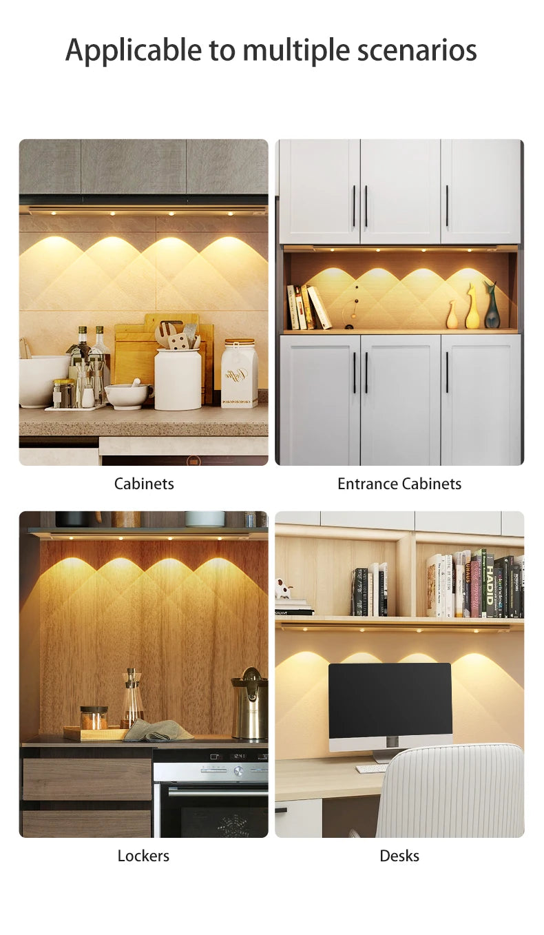 Azylo Ultra-Thin 3-Color Motion Sensor LED Strip Light