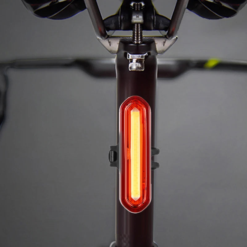Azylo Ultra-Bright USB Rechargeable LED Bike Tail Light (Multi-Mode Safety Lamp)