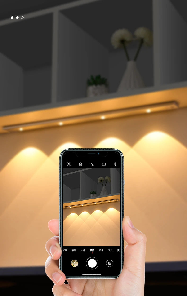 Azylo Ultra-Thin 3-Color Motion Sensor LED Strip Light