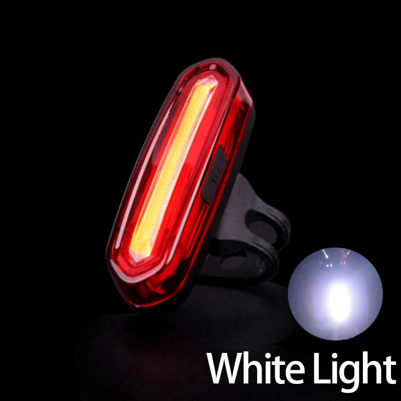 Azylo Ultra-Bright USB Rechargeable LED Bike Tail Light (Multi-Mode Safety Lamp)
