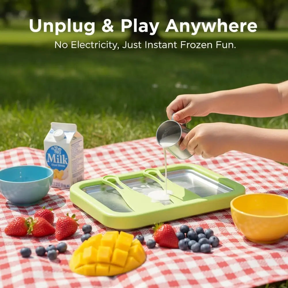 Azylo Kids DIY Stir-Fried Yogurt & Rolled Ice Cream Maker Pan