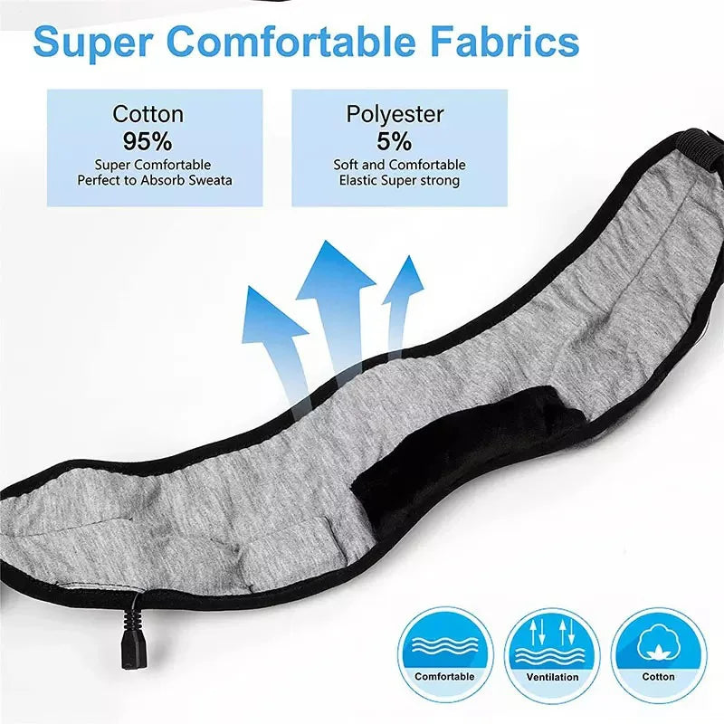 Azylo Smart 3D Ergonomic Blackout Sleep Mask & Bluetooth Headphones