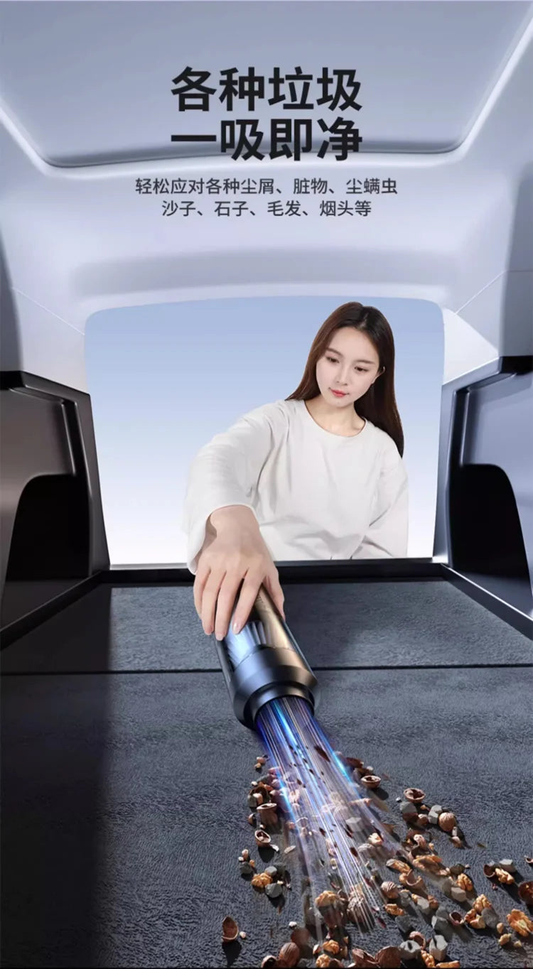 Azylo Portable Mini Handheld Wireless Car Vacuum Cleaner