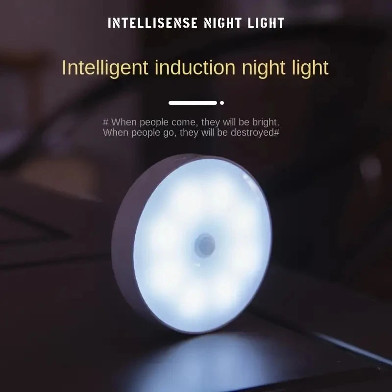 Azylo Smart Round Motion Sensor LED Night Light