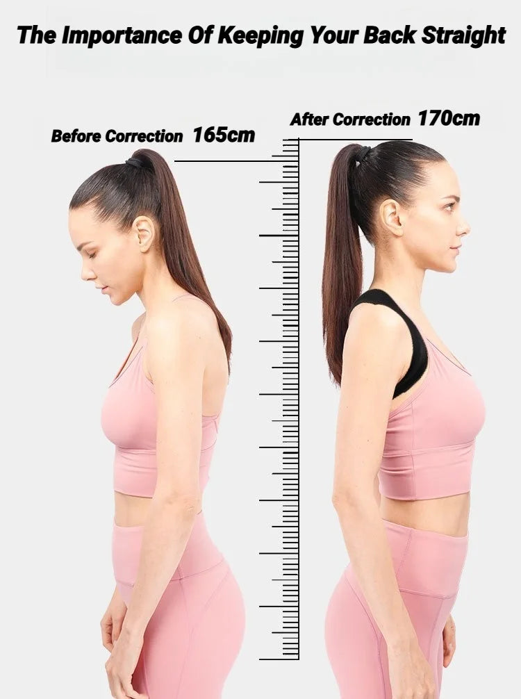 Azylo Adjustable Breathable Back Posture Corrector & Shoulder Support Belt