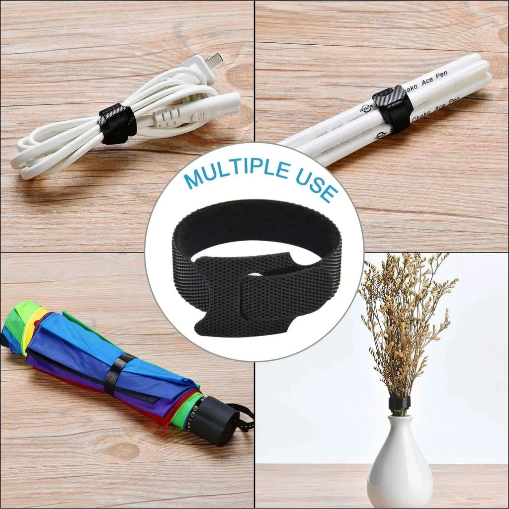 Azylo Reusable Nylon Cable Organizer & Management Tape Roll