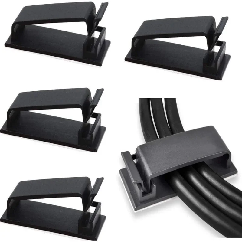 Azylo Self-Adhesive Cable Fixing Clips & Wire Organizer Buckles