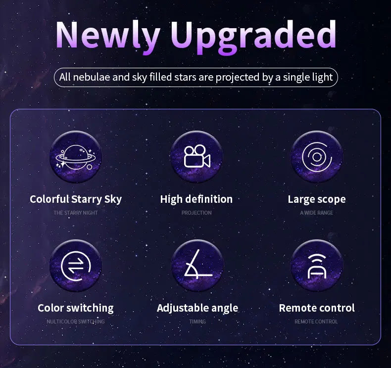 Azylo Smart Astronaut Galaxy Nebula Star Projector