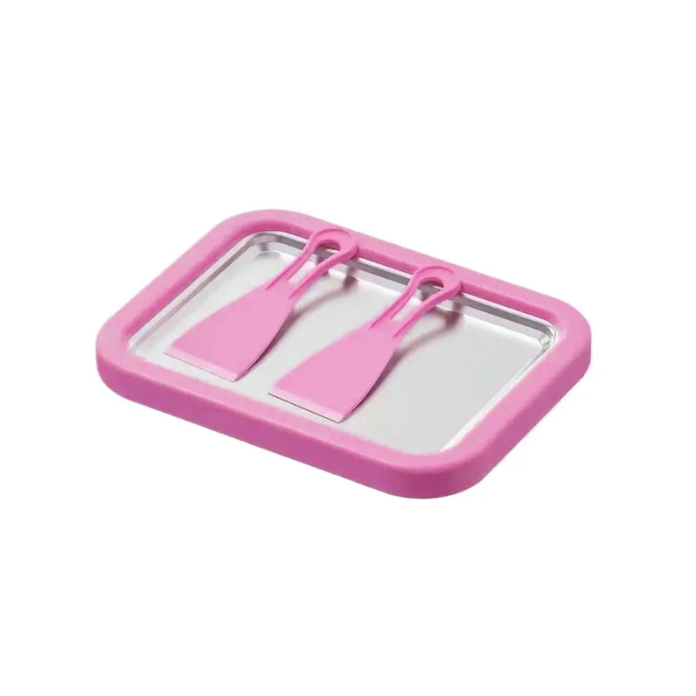 Azylo DIY Instant Rolled Ice Cream Maker Pan (with 2 Scrapers)