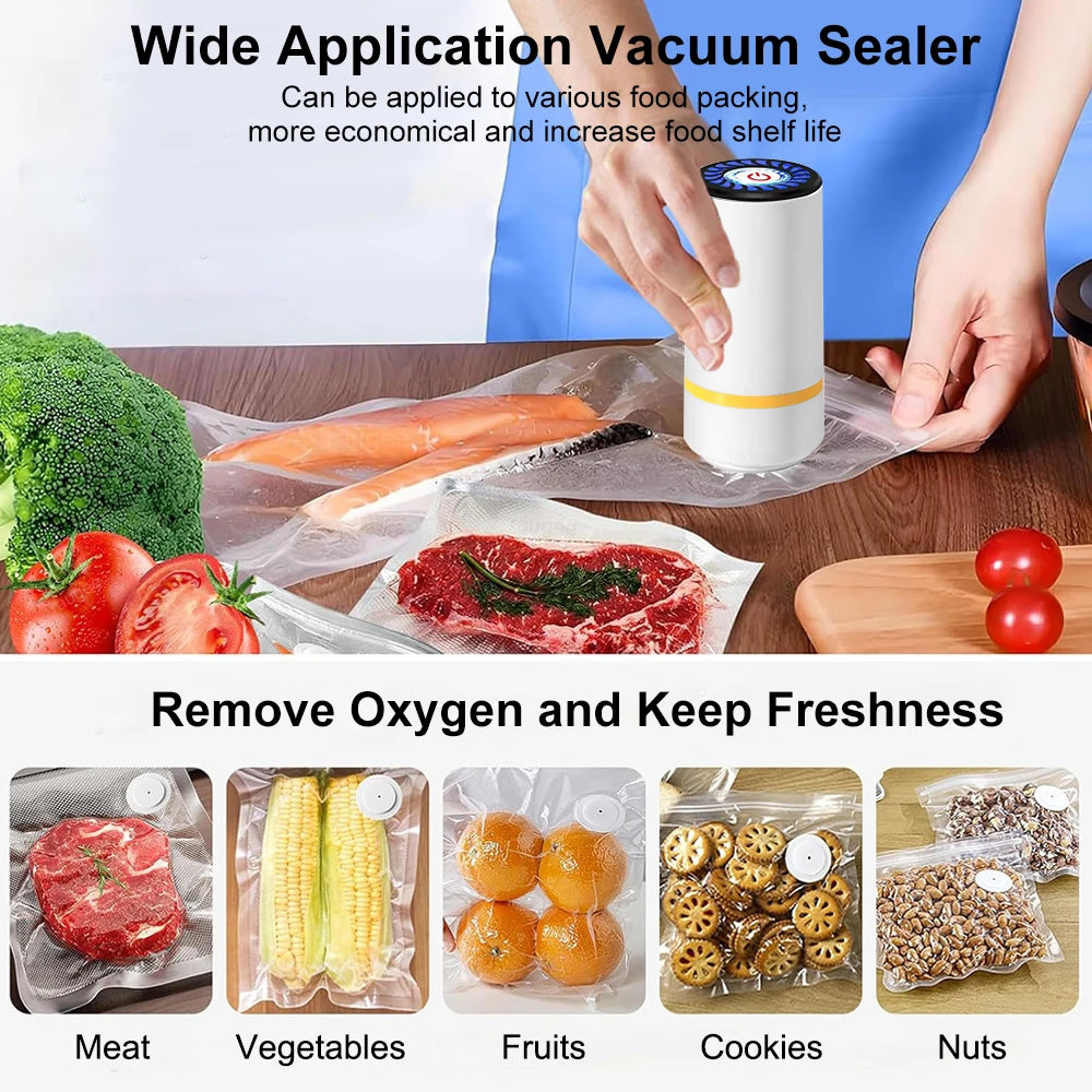 Azylo Mini Handheld Electric Vacuum Sealer & Air Pump