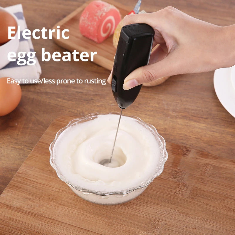 Azylo Handheld Electric Milk Frother & Mini Coffee Whisk (17000 RPM)