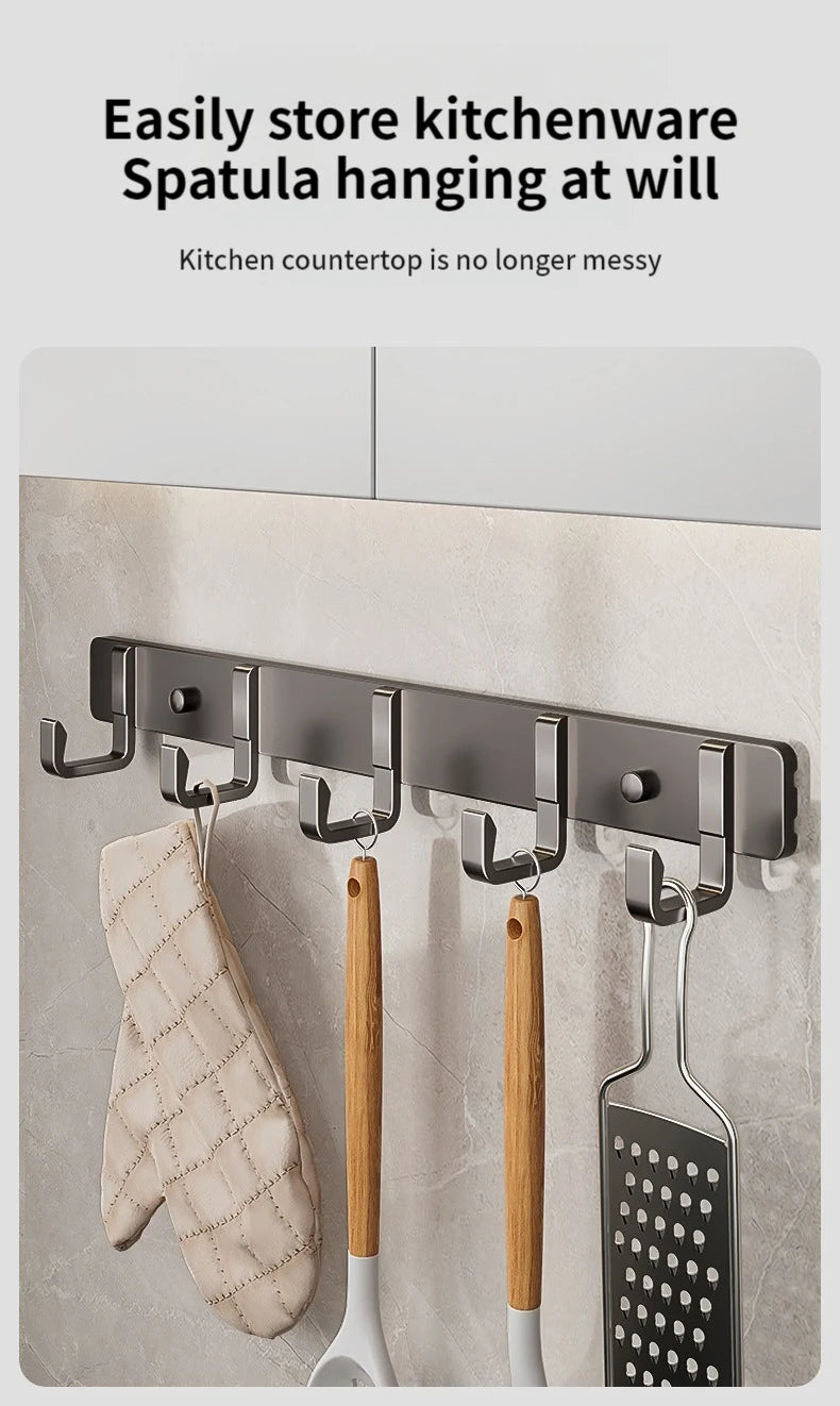 Azylo Heavy-Duty Aluminum Alloy Wall-Mounted Coat & Robe Hook