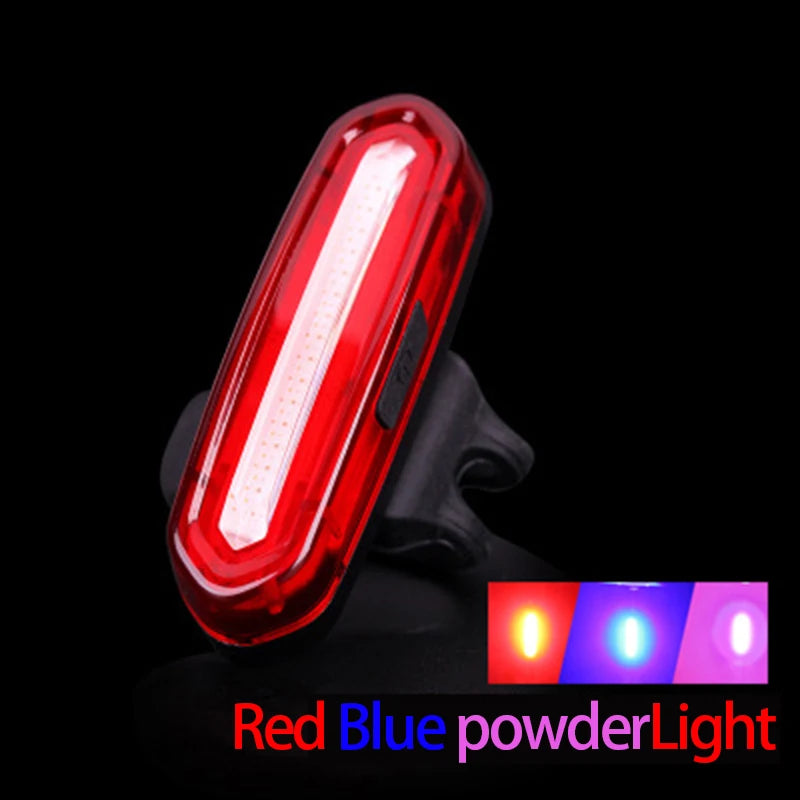 Azylo Ultra-Bright USB Rechargeable LED Bike Tail Light (Multi-Mode Safety Lamp)