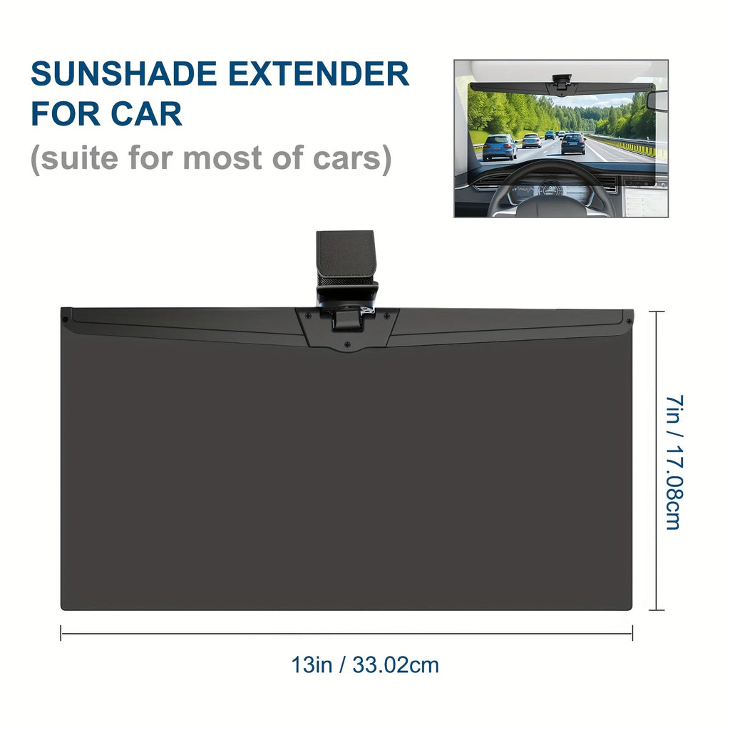 Azylo Universal Polarized Car Sun Visor Extender (Anti-Glare & UV400 Protection)