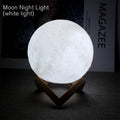 Azylo 3D Magical Moon Lamp & Starry Night Light with Stand