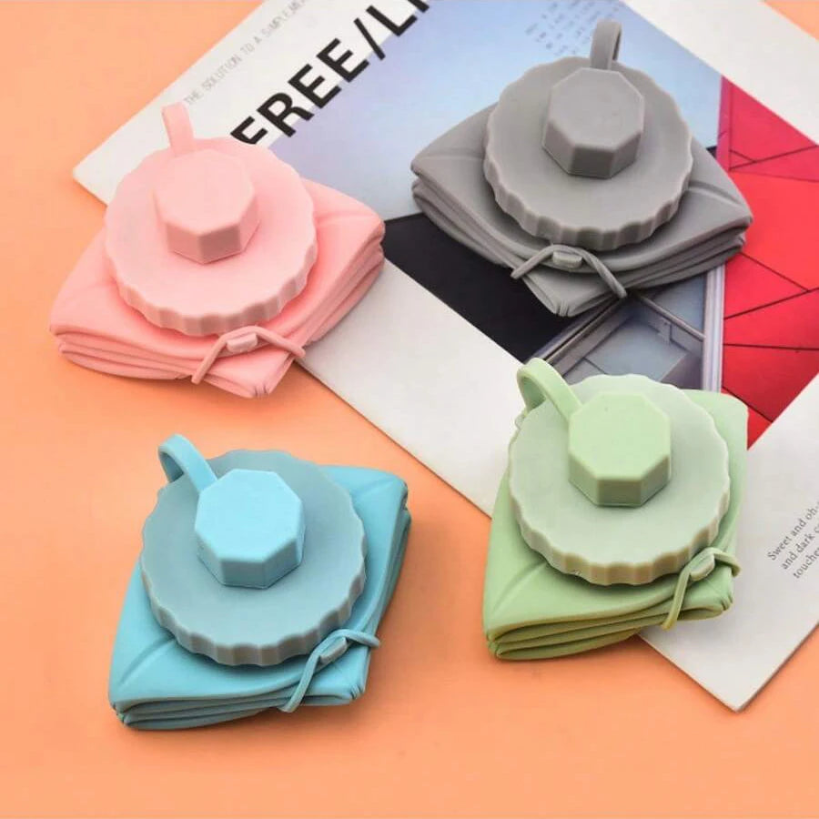 Azylo 600ml Large Collapsible Silicone Travel Cup (Foldable Portable Mug)