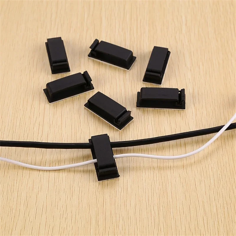 Azylo Self-Adhesive Cable Fixing Clips & Wire Organizer Buckles