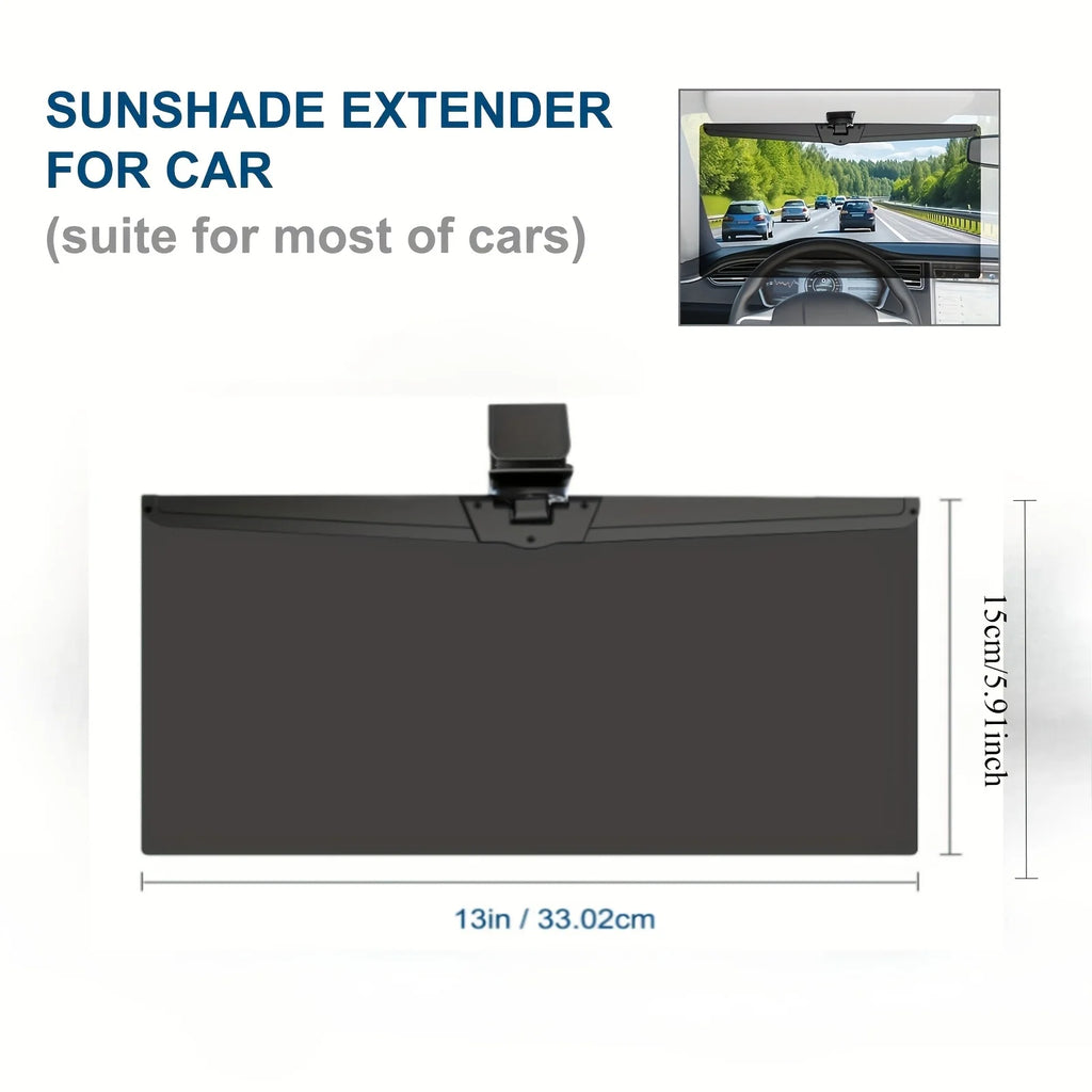 Azylo Universal Polarized Car Sun Visor Extender (Anti-Glare & UV400 Protection)