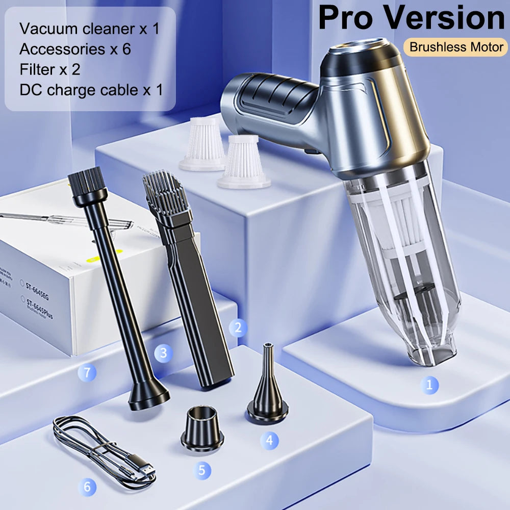 Azylo 3-in-1 Max Wireless Vacuum & High-Power Dust Blower (95,000PA)