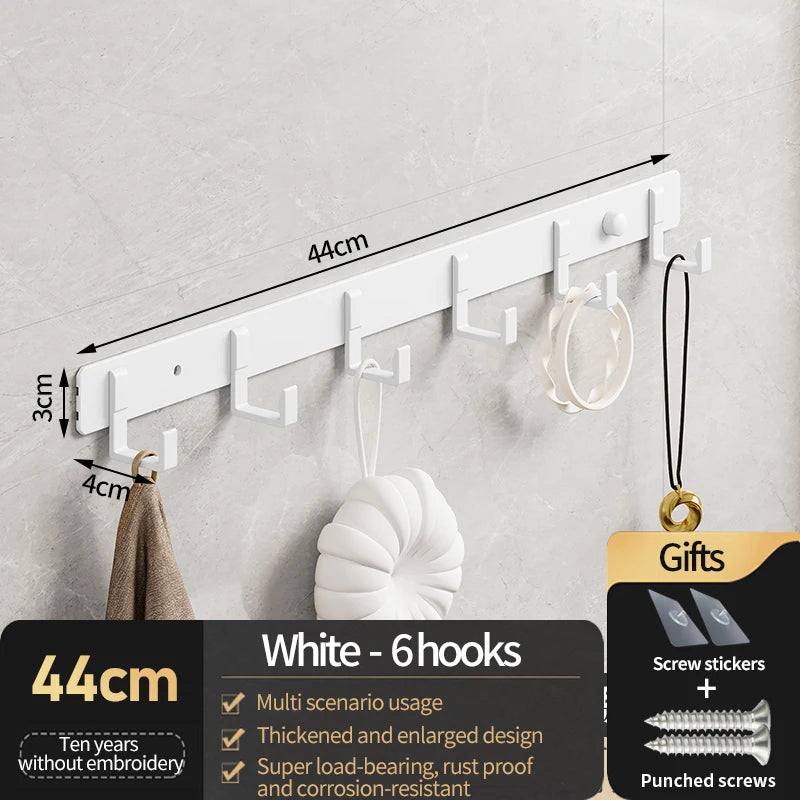 Azylo Heavy-Duty Aluminum Alloy Wall-Mounted Coat & Robe Hook
