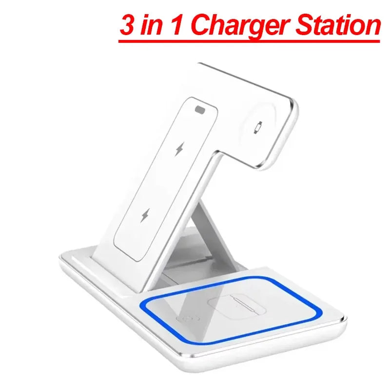 Azylo 3-in-1 Magnetic Wireless Charging Station